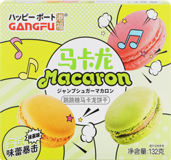 Изображение товара Печенье-сэндвич GANG-FU Macaron со кусом чая матча, 132г