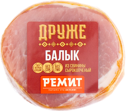 Изображение товара Балык сырокопченый ДРУЖЕ из свинины, 300г