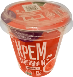 Изображение товара Крем творожный ВЕНСКИЙ ЗАВТРАК Малина и мята 4,5%, без змж, 150г