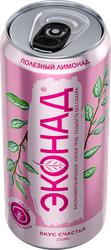 Изображение товара Напиток ЭКОНАД на основе молочной сыворотки с натуральным экстрактом липы, среднегазированный, 330мл