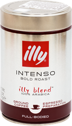 Изображение товара Кофе молотый ILLY Intenso Bold Roast Ground, 250г