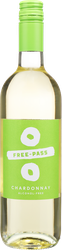Изображение товара Вино безалкогольное FREE PASS Chardonnay белое полусладкое, 0.75л