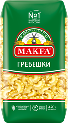 Макароны MAKFA Петушиные гребешки высший сорт, 450г