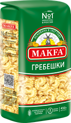Макароны MAKFA Петушиные гребешки высший сорт, 450г