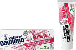 Изображение товара Зубная паста PASTA DEL CAPITANO Baking soda для деликатного отбеливания, 75мл