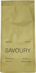 Изображение товара Кофе зерновой VERLE Blend Savoury натуральный обжаренный, 220г