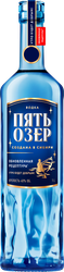 Водка ПЯТЬ ОЗЕР 40%, 1л
