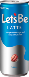 Изображение товара Напиток кофейный LOTTE Let's Be Latte, 0.24л