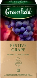 Чай травяной GREENFIELD Festive Grape листовой, 50г