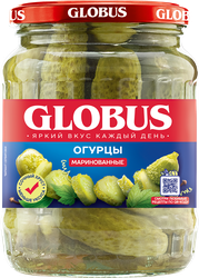 Огурцы маринованные GLOBUS, 720мл