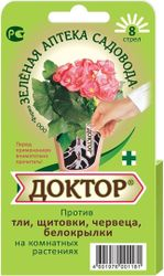 Изображение товара Средство ЗЕЛЕНАЯ АПТЕКА Доктор против тли,щитовки,червеца,белокрылки 8 стрел