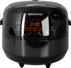Изображение товара Мультиварка РЕДМОНД черный, пластик/сталь, 28,8х24,5х38,5см, Арт. RMC-M902