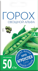 Изображение товара Семена АГРОУСПЕХ Горох Альфа, 10г