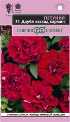 Изображение товара Семена ГАВРИШ Петуния Даубл Каскад Кармин F1, 5шт