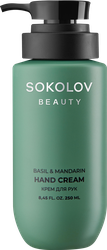 Изображение товара Крем для рук SOKOLOV Basil&mandarin, 250мл