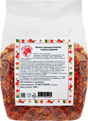 Изображение товара Томаты МИР НА ТАРЕЛКЕ сушеные, 200г
