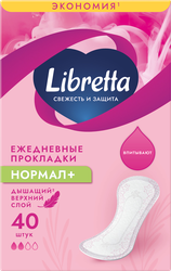 Изображение товара Прокладки LIBRETTA Свежесть и защита Нормал+, 40шт