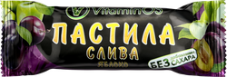 Изображение товара Пастила натуральная VITAMINOS Слива, без сахара, 40г