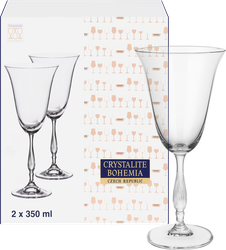 Изображение товара Набор фужеров для вина CRYSTALITE BOHEMIA Fregata/Antik 350мл, Арт. 58370, 2шт