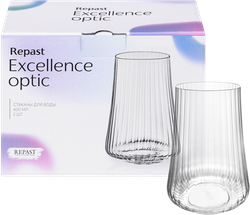 Изображение товара Набор стаканов для воды REPAST Excellence Optic 400мл, Арт. 65949, 2шт