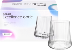 Изображение товара Набор стаканов для виски REPAST Excellence Optic 350мл, Арт. 65947, 2шт
