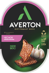 Изображение товара Гренки ржано-пшеничные AVERTON со вкусом чеснока, 90г