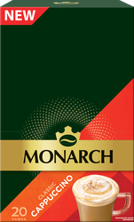 Изображение товара Напиток кофейный растворимый MONARCH Капучино классик, 20x15г