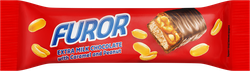 Изображение товара Батончик FUROR с мягкой карамелью и арахисом, глазированный, 45г