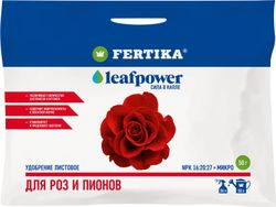 Изображение товара Удобрение минеральное FERTIKA Leaf Power для роз и пионов 50 гр