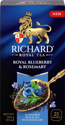 Изображение товара Чай черный RICHARD Royal Blueberry&Rosemary c голубикой и розмарином, 25пак