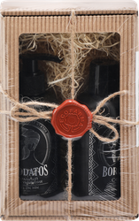 Изображение товара Набор подарочный BORODATOS Гель минеральный для умывания+Лосьон после бритья успокаивающий, 390мл