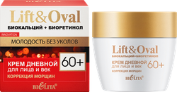 Изображение товара Крем для лица и век БЕЛИТА Lift&oval Коррекция морщин Биокальций+биоретинол 60+, 50мл