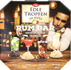 Изображение товара Конфеты шоколадные TRUMPF Edle Tropfen In Nuss Rum Bar, 100г