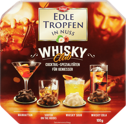 Изображение товара Конфеты шоколадные TRUMPF Edle Tropfen In Nuss Whisky Club, 100г