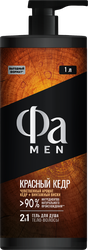 Изображение товара Гель для душа ФА Красный кедр, 1000мл