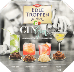 Изображение товара Конфеты шоколадные TRUMPF Edle Tropfen In Nuss Gin Edition, 100г