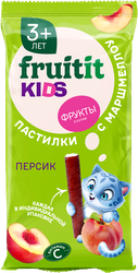 Изображение товара Пастилки FRUIT IT KIDS Персик с маршмеллоу, с 3 лет, 45г