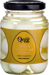 Изображение товара Яйцо перепелиное QEGG в маринаде, 240г