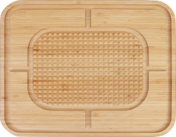 Изображение товара Доска разделочная для мяса PLATINUM CHOICE бамбук, 40х33х2см, Арт. CBLG2