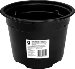 Изображение товара Горшок для рассады GIARDINO CLUB круглый 1л, черный