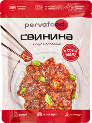 Изображение товара Свинина PERVAFOOD в соусе барбекью, 300г