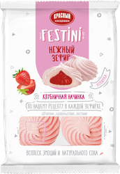 Изображение товара Зефир FESTINI с клубничной начинкой, 250г