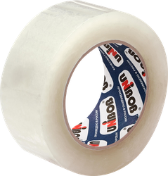 Изображение товара Лента упаковочная клейкая UNIBOB 48ммх132м 45мкм, прозрачная