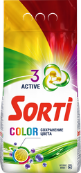 Изображение товара Стиральный порошок SORTI Color Автомат, 9кг