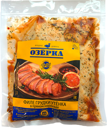 Изображение товара Филе грудки утенка ОЗЁРКА в пряном маринаде, весовое