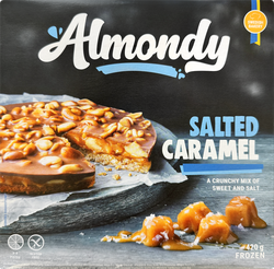 Изображение товара Торт замороженный ALMONDY с соленой карамелью и арахисом, 420г