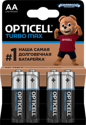 Изображение товара Батарейки OPTICELL Turbo Max AA, 4шт