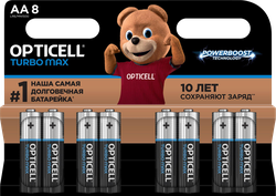 Изображение товара Батарейки OPTICELL Turbo Max AA, 8шт