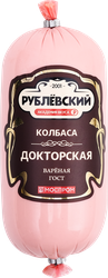 Изображение товара Колбаса вареная РУБЛЁВСКИЙ Докторская, 400г