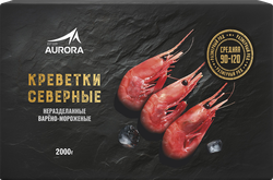 Изображение товара Креветки северные замороженные AURORA 90/120, 2кг